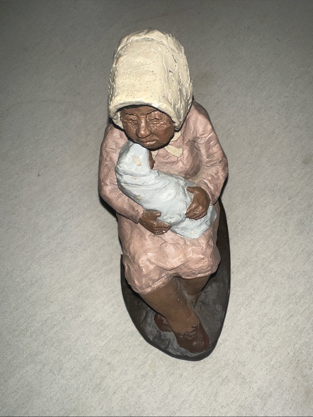 Vintage Collectible Alex Haley Handcrafted Ceramic Mother and Child Figurine